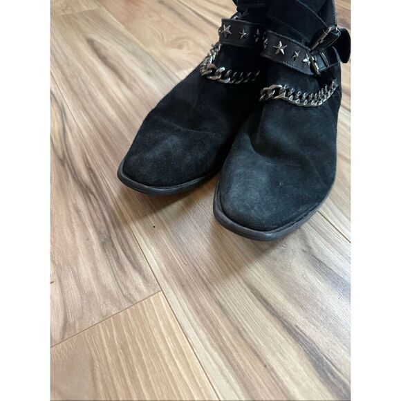 ALDO Men’s Black Suede Studded Siringo Boots Mens size 8 main image 12